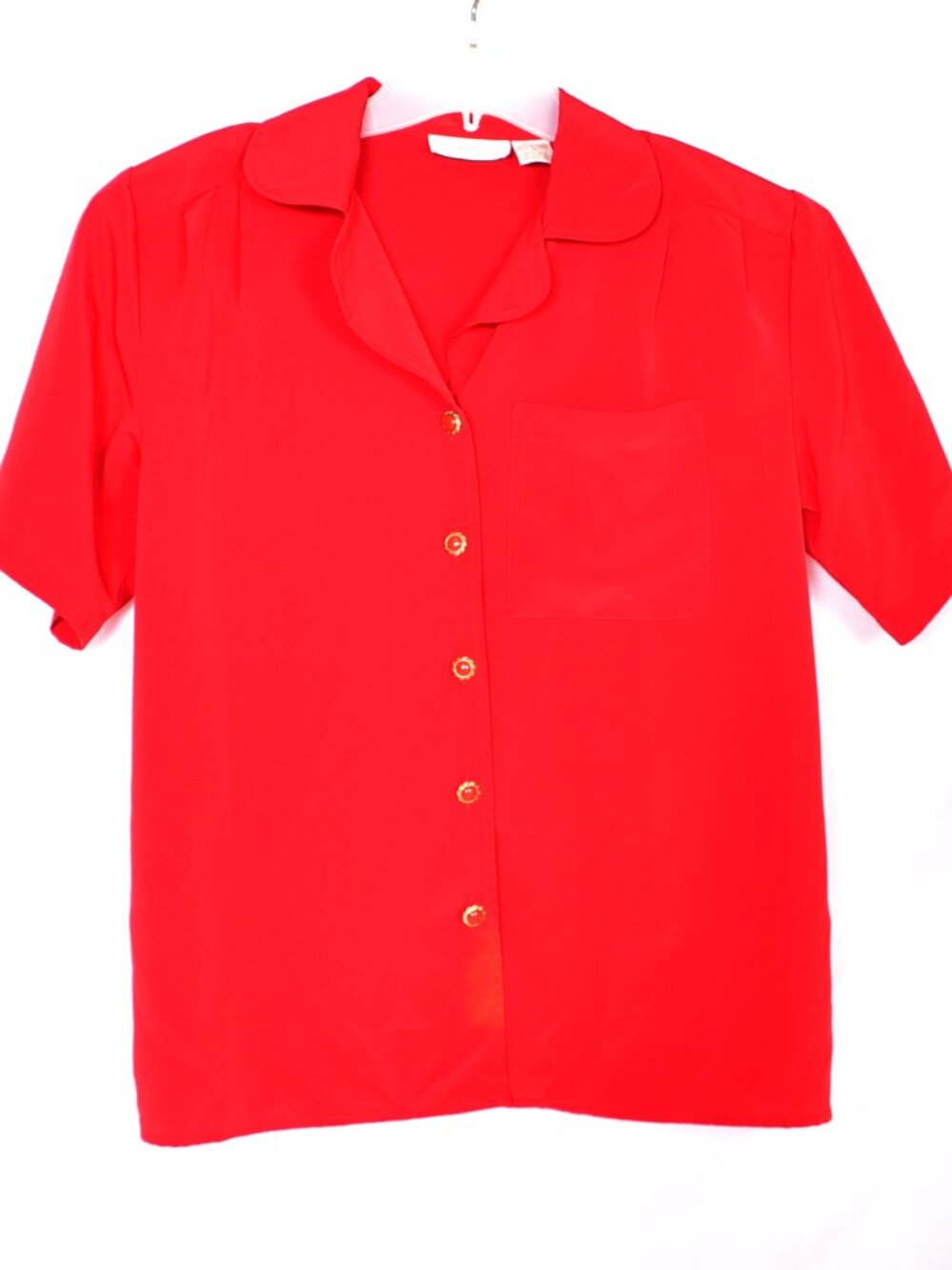 Cymbrion Red Women's Button Up Blouse's Size 6